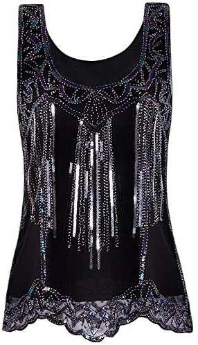 black beaded evening tops