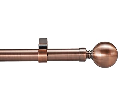 28mm Extendable Complete Eyelet Curtain Pole Various Finials