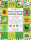 Image de Wipe Clean: Early Learning Activity Book (Wipe Clean Early Learning Activity Books)