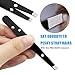 Sunmore Slant Tweezers,Precision Eyebrow Stainless Steel Slant Tip Tweezer Hollowed
