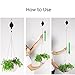 LSHCX Adjustable Heavy Duty Easy Reach Plant Pulley for Hanging Plants, Flower Baskets, Easy Watering, Bird Houses, Plant Grow Light, 1 Pack