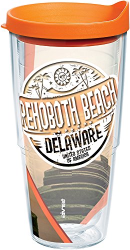 Tervis 1253110 Delaware - Rehoboth Beach Stamp Insulated Tumbler with Wrap and…