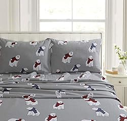 Tribeca Living POLARBEARSHCK Deep Pocket Sheet