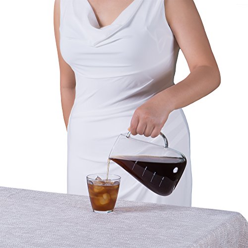 Kungroo Airtight Glass Cold Brew Iced Coffee Maker Pitcher Pot, 1 Quart Pricepulse