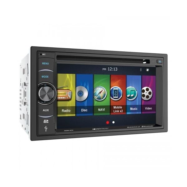 Soundstream-VRN-64HB-2-DIN-GPSDVDCDMP3AMFM-Receiver-with-62-LCDBluetooth-MobileLinkX2