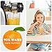 Aicok Juicer Slow Masticating Juice Extractor with Quiet Motor, Cold Press Machine Higher Juicer Yield and Drier Pulp with Reverse Function for Vegetable and Fruit
