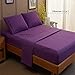 SONORO KATE Bed Sheet Set Super Soft Microfiber 1800 Thread Count Luxury Egyptian Sheets 16-Inch Deep Pocket Wrinkle and Hypoallergenic-4 Piece(King Purple)