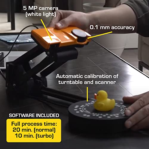 SOL 3D Scanner White Light Desktop Laser 3D Scanner Precise
