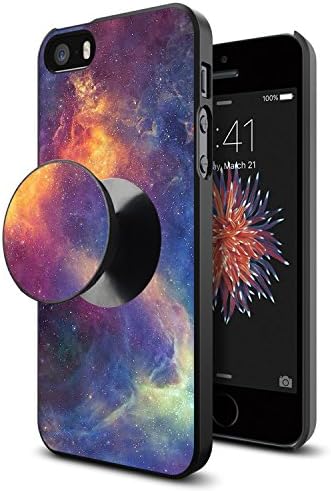 iPhone 5/5S/SE Case, Soft TPU Cover with Expanding Grip&amp;Stand, New Fashion Personalized Ultralight Slim Protect Case for Apple iPhone 5/5S/SE[Astronomy2]