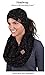 Funky Junque Women's Fleece Lined Head Wrap Headband Ear Warmer Cable Knit Scalloped Ear Warmers - 1 Confetti Oatmeal, 1 Solid Black (2 Pack)