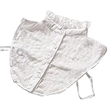 DDLBiz Women Lace Hook Flower Vintage Fake Shirt Collar Necklace Choker Collar (White)