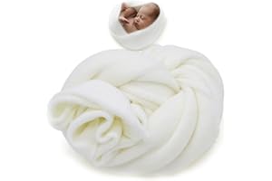 FORBAYSY Newborn Photography Props Swaddle Newborn Wraps for Baby Boys Girls Infant Baby Photo Props Shoot Stretch Blanket