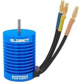 Globact Sensorless Waterproof Brushless Motor F540 3650 4390KV 4P Rc Brushless Motor for 1/10 RC Scale Short Course Truck Slash Redcat ARRMA AXIAL HSP HPI Wltoys Kyosho HELION
