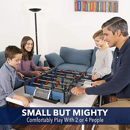 Sport Squad FX40 40-inch Compact Mini Tabletop Foosball Table (Renewed)