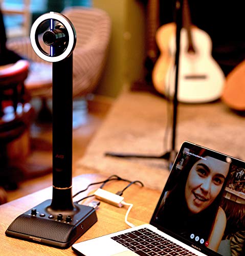 Marantz Professional AVS | Self Contained Audio Video Streamer with USB-C Connectivity, Full HD Webcam, USB Condenser Microphone, Dimmable LED Light Ring and Internal USB Hub - Thumbnail 4