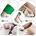 favide 16 Inches Christmas Burlap Stockings Xmas Fireplace Hanging Stockings for Christmas Decoration DIY, Pack of 6 （Red, Green, White）