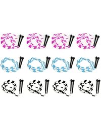 K-Roo Deportes Lot de 12 cuerdas 7-Foot Jump con segmentación de plástico