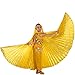 WILLLIN Children Belly Dance isis Wings/Belly Dance Wings/Bellydance Accessories Gold for Kids Girls 9 Colors