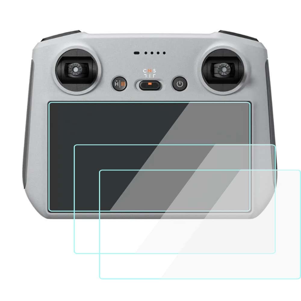 Mini 3 Pro RC Screen Protector Compatible for DJI Mini 3 Pro RC Remote Controller, Tempered Glass Anti-Scrach Anti-Bubble Anti-Dust (3 Pack)