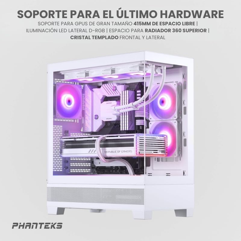 Phanteks XT View Tempered Glass Windows, D-RGB - weiß 6