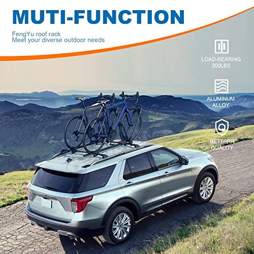 Roof Rack Cross Bars 200lbs Compatible with Ford Explorer 2020