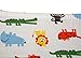 Premium Fitted Pack N Play Playard Sheet Made with 100% Organic Cotton, Safari