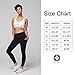 AJISAI Womens Workout Leggings Mid-Waist Yoga Pants Running Tights with Side Pockets Black Size L