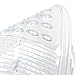 OxGord Ridged All-Weather Rubber Floor-Mats - Waterproof Protector for Spills, Dog, Pets, Car, SUV, Minivan, Truck - 4-Piece Set Clear