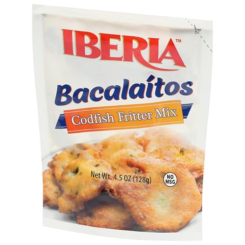 IBERIA BACALAITOS CODFISH FRITTER MIX, 4.5 OZ