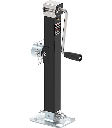 Amazon.com: Bulldog 178151 Round Trailer Jack, Side Mount, 5,000