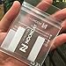 Money Clip Credit Card Holder NOONDAY Classic Silver Stainless Steel Slim Wallet