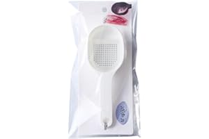 SundiooK KM Flour Sifter Spoon with Fine for Stainless Steel Mesh, Ergonomic ABS Handle, for Compact 15.8 cm Design Baking an