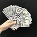 YooQn Play Money $10,000 Full Print New Style Money Copy of $100 Dollar Bills Stack, in Authentic Bank Strap