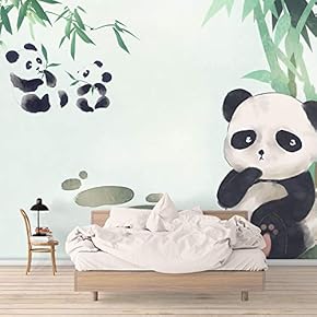 Wall Murals for Bedroom Beautiful Pictures Collection Panda Wings Removable Wallpaper Peel and Stick Wall Stickers - 66x96 inches