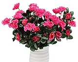 Lopkey 11 Outdoor Artificial Azalea Bush Rose Red