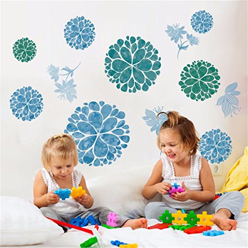 ZOMUSA Flower Ball Self - Adhesive Decorative Creative Bedroom Wallpaper (As picture) - Thumbnail 6