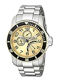 Invicta Men's 15337 Pro Diver Gold Dial Stainless Steel Watch