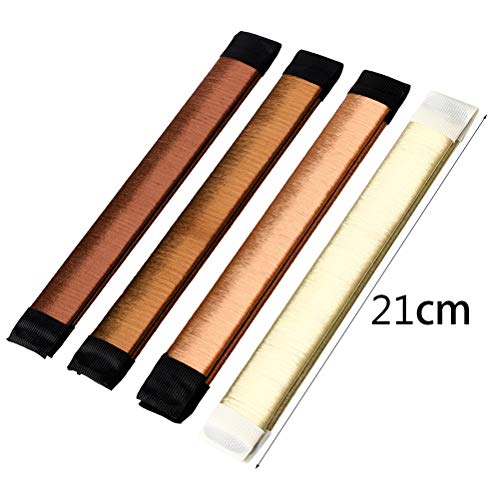 Color Scissor 4 Pieces Hair Bun Maker Tool French Twist Hair Accessories, Magic Bun Shaper Donut Hair Styling Making Tool for Women Girls