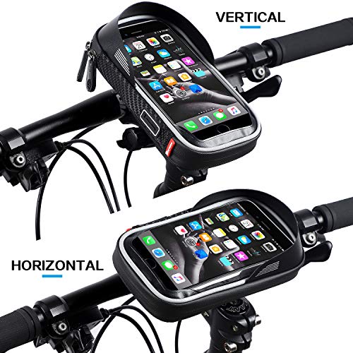 Bicycle-Handlebar-Bag-Waterproof-Mobile-Phone-Bag-Highly-Sensitive-Touch-Screen-360-degree-Rotation-Suitable-for-35-60-inch-Smartphones