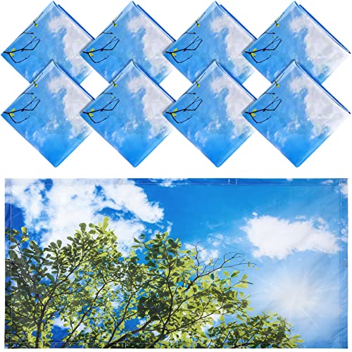 Patelai 8 Pack Fluorescent Light Covers for Ceiling