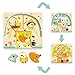 Djeco DJ01481 3 Layer Puzzle- Chez Nut Puzzle