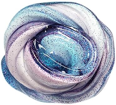 Kinlene Newest Slime 1 PC Colorful Macaroon Fluffy Slime Squishy Squeeze Stress Relief Kid Cream Scented Gift for Girls,Boys and Adult (C) (G)