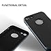 iPhone 8 Case,iPhone 7 Case,MINIMALISM 2 in 1 Ultra Thin and Slim TPU Shockproof Protective Case Coated Carbon Fiber Finish Surface with PC Hard Frame for Apple iPhone 7/iPhone 8- Navy Blue