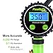 PowRyte Elite Tire Inflator with 250 PSI 0.1% High Accuracy Digital Tire Pressure Gauge and 12 Piece Accessoires Including 3 Piece Air Chucks,Green