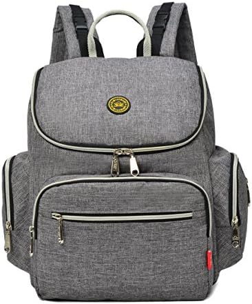 Baby Diaper Backpack Bag with Stroller Straps changing pad and Insulated Pockets, Cateep Waterproof Diaper Backpack Multi-functional Nappy Changing Backpack