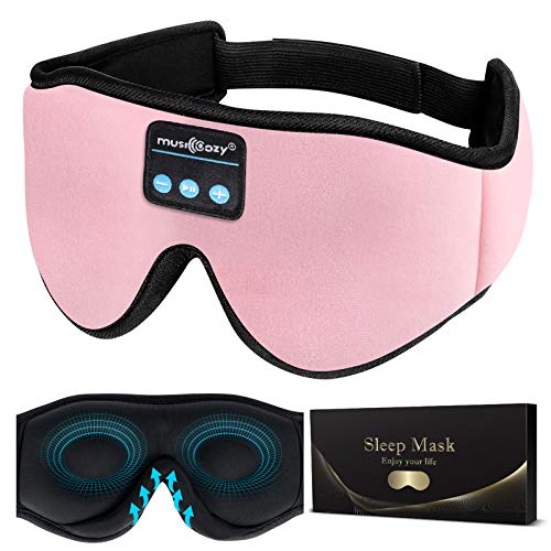 MUSICOZY Sleep Headphones 3DBluetooth Sleep Mask, WirelessSleeping
