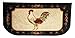 Kashi Home Kitchen Rug, Printed Area Rug, Durable Floor, Door Mat, Farmhouse Non-Slip Carpet Latex Backing Beautiful Design Rooster 3pc Set (2 18x30 D Shape & 1 20x40)