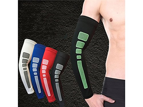 Huasen Sports Safe Guard Extended Fitness Elbow Sleeve Elbow Compression Sleeve Elbow Support for Men & Women Cycling Sports - Thumbnail 4