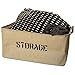 OrganizerLogic Storage Bins - 22” x 15” x 10” Toy Box - Extra Large Storage Basket for Organizing Laundry, Clothes, Blankets, Pillows, Kitchen, Baby, Kids Room, Toys Bin- Jute Storage Baskets