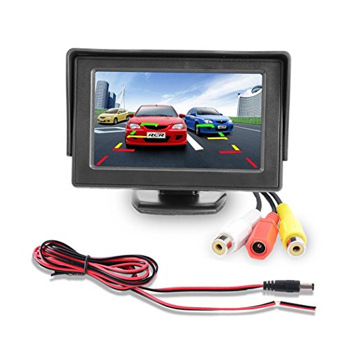 Xubox Car Rearview LCD Monitor, 4.3